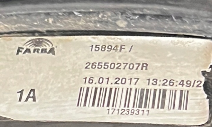 фото №15, Фара зад задня права smart forfour ii 453 14-19r вкладка лампи