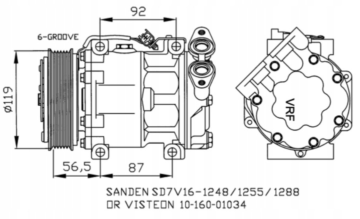 фото №13, Компресор компресор кондиціонера [nrf]