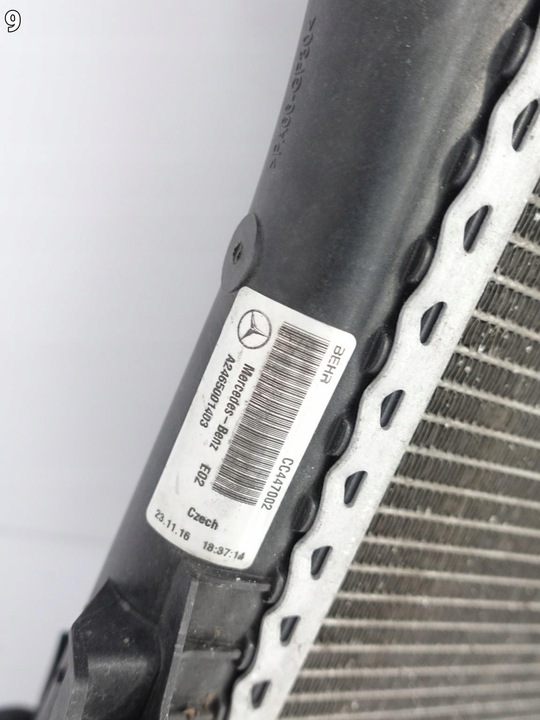 фото №10, Mercedes b-klasa w246 a-klasa w176 cla c117 x117 gla x156 радиаторов воды