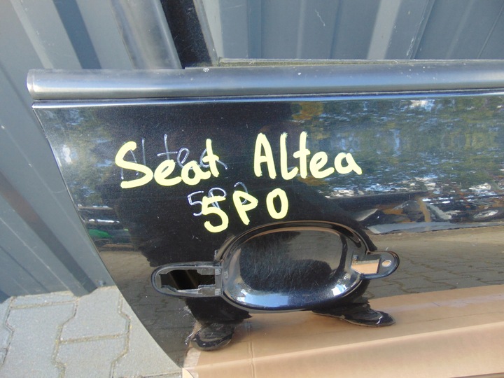 фото №10, Двері правий перед seat altea 5p0 чорний металік