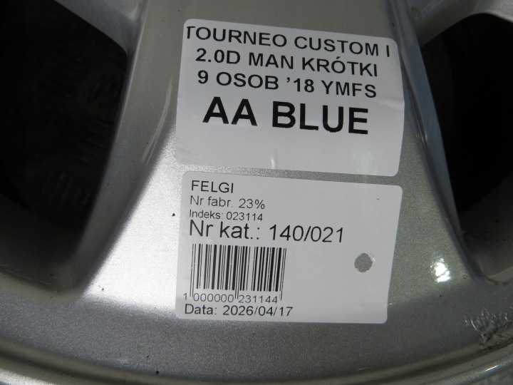 фото №13, Ford tourneo custom диски алюмінієві 6.5jx16 et60 5x160