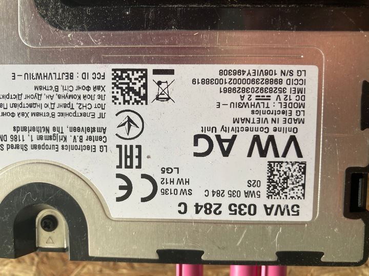 фото №5, Модуль usług online audi vw seat skoda 5wa035284c
