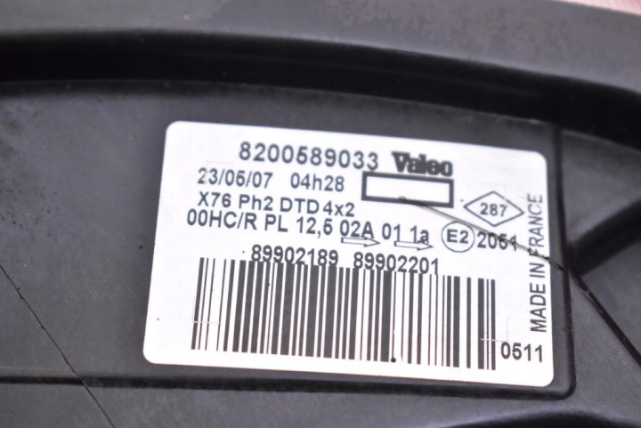 фото №14, Фара ліве фара передня eu 8200589033 renault kangoo 1 i рестайлінг 03-09