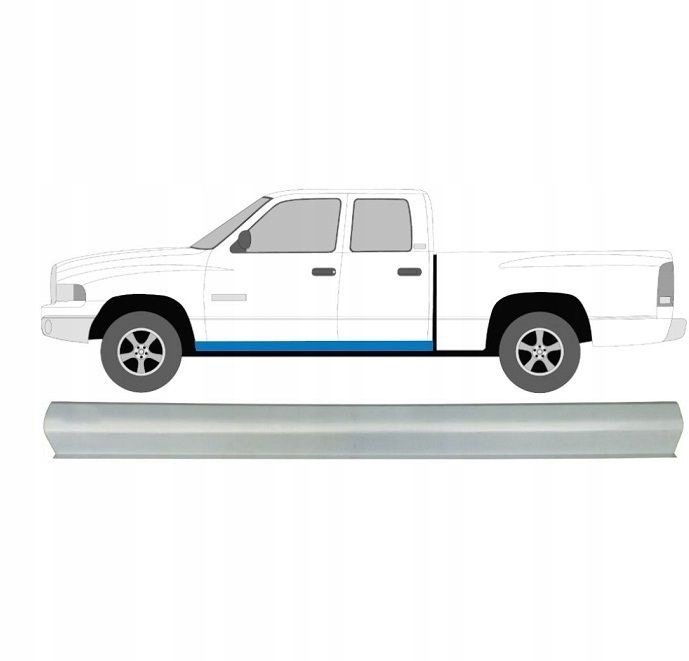 фото №1, Dodge ram 2008-2018 ремкомплект порога левая=правая