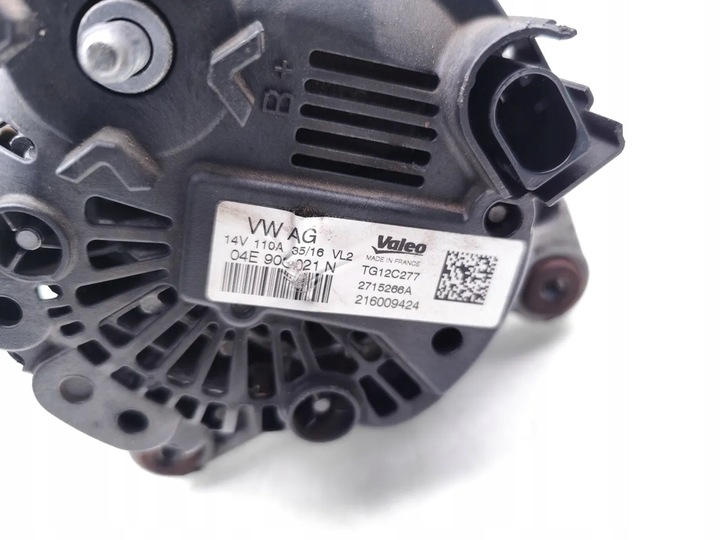 фото №7, Skoda fabia генератор 1.2 tsi бензин 66kw 90 hp 04e903021n 2016 14-21