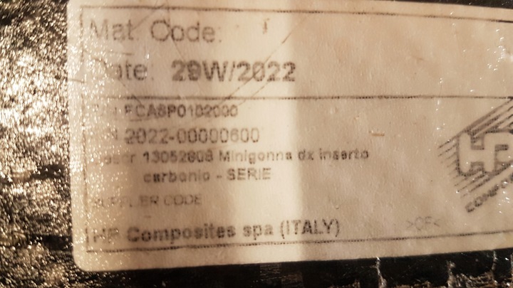 фото №13, Планка дверь левый перед maserati levante карбон 670118931