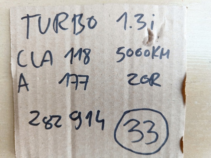 фото №8, Mercedes glb cla 1.3 282914 турбонагнітач turbo a2820900280 5000km