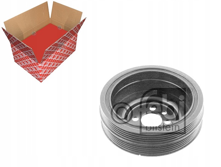 фото №11, Febi колесо ременное вала коленчатого vw 1,9tdi/2,0tdi passat/superb