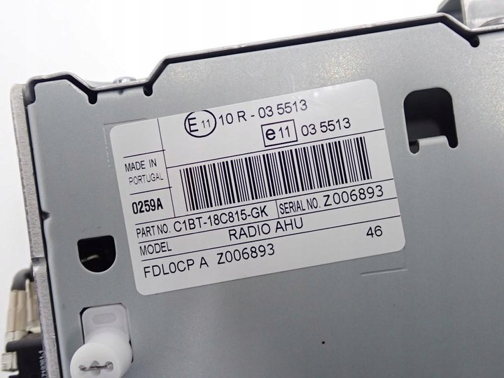 фото №16, Радио cd aux европа оригинал ford c-max mk2 ii 13r
