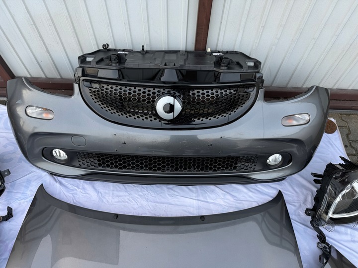 фото №14, Smart forfour a453 бампер капот крило лампа радіатор pas балка перед