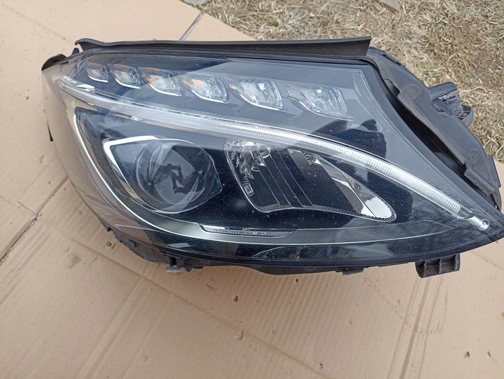 фото №8, Mercedes w205 c-klasa лампа перед передня права ліва англійська uk