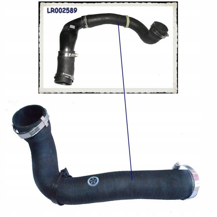 фото №1, Шланг інтеркулер land rover freelander ii