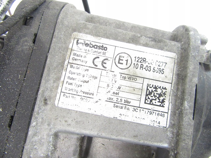 фото №7, Отопление вебасто печка bmw f01 f06 f07 f10 f11 f12 f13 дизель 9022166d