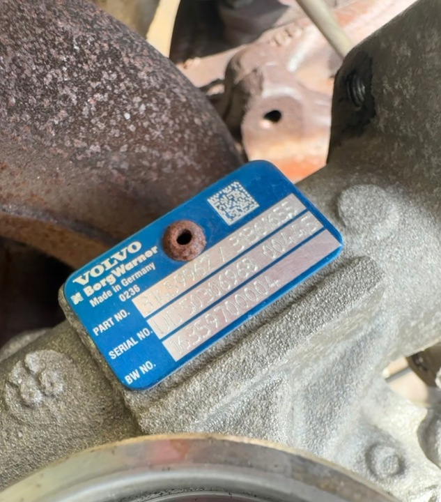 фото №5, Volvo bi turbo турбина 2.0 d3 d4 d4204t14 31459962 31361655 31491217