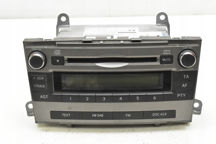 фото №1, Радио радиопроигрыватель cd rds mp3 86120-05190 toyota avensis t27 09-11
