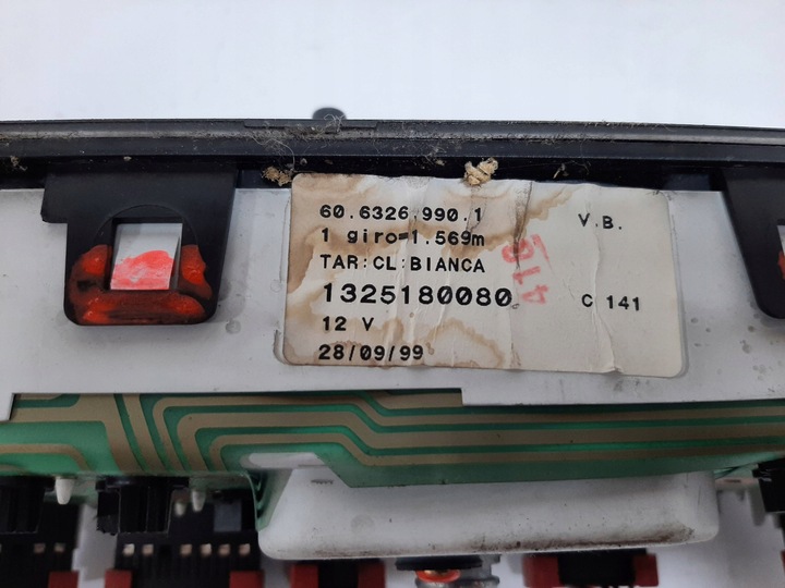 фото №9, Fiat ducato 1.9td 99r спидометр приборы 1325180080