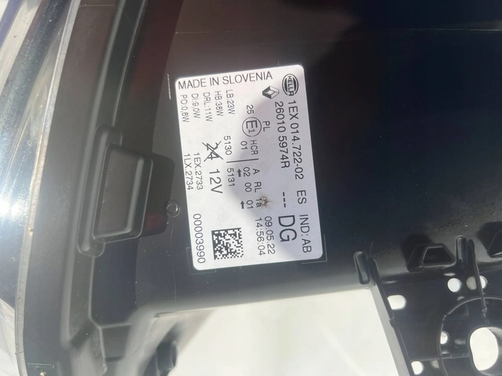 фото №15, Лампа правая nissan primastar ii nv300 eu полный led перед передняя