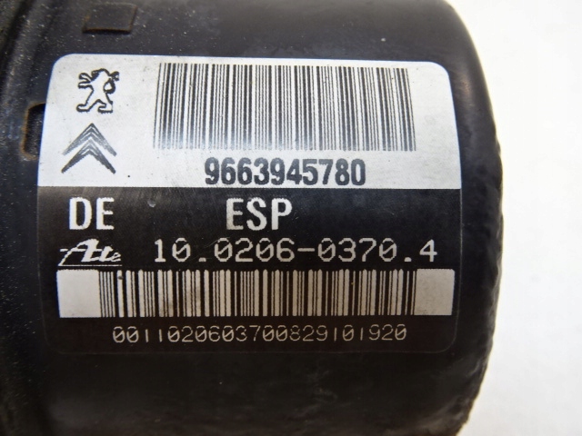 фото №7, Peugeot 207 1.6 vti насос гальмівна блок керування abs 9663945780 10.0960-1197.3