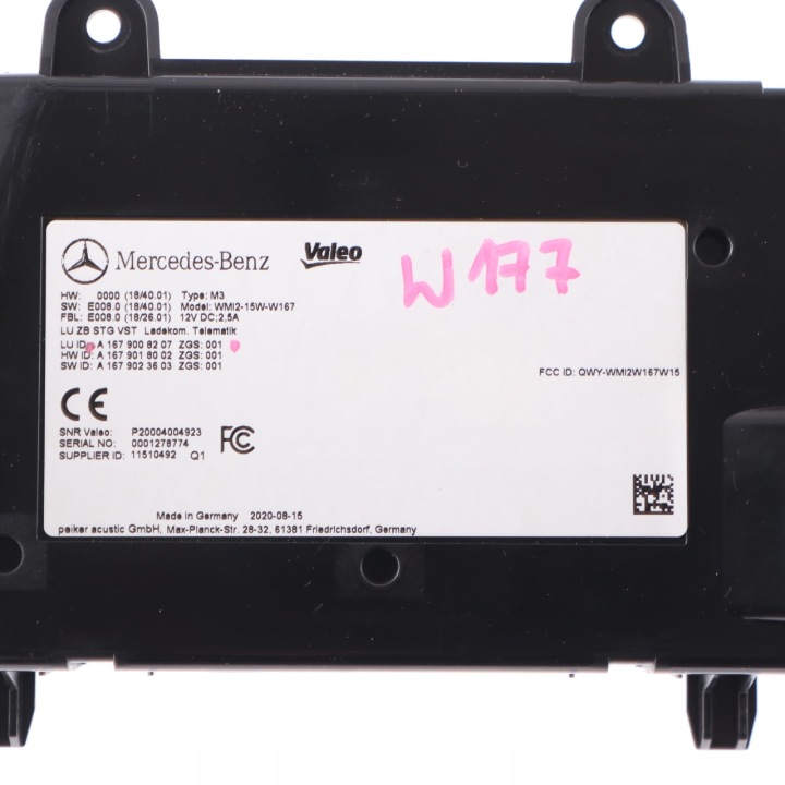 фото №12, Mercedes w177 w247 модуль блок управления  зарядное устройство зарядки ecu a1679008207