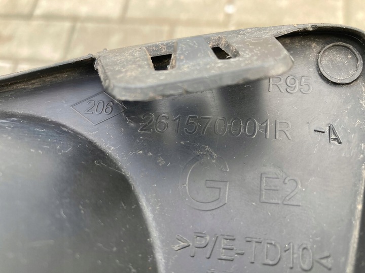 фото №5, Renault scenic iii решётка бампера рамка галоген правая 261570001r