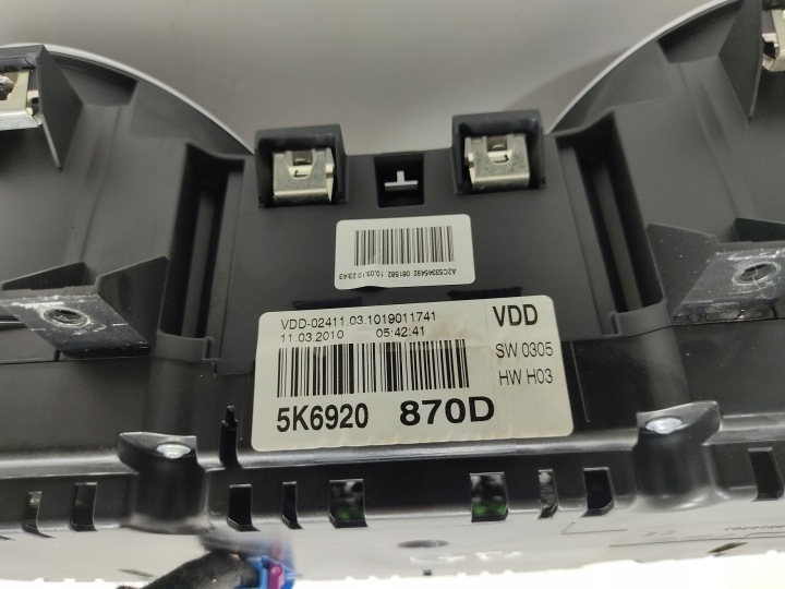 фото №9, Спидометр volkswagen golf vi gti 2.0 tfsi 5k6920870d 2008-2012 европа