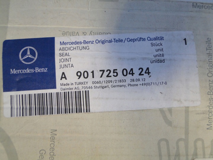фото №9, Mercedes уплотнитель дверь передние sprinter 901 902 903 904 905 909