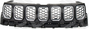 фото №1, Jeep compass рестайлінг 21 - решітка решітка радіатора хром комплект