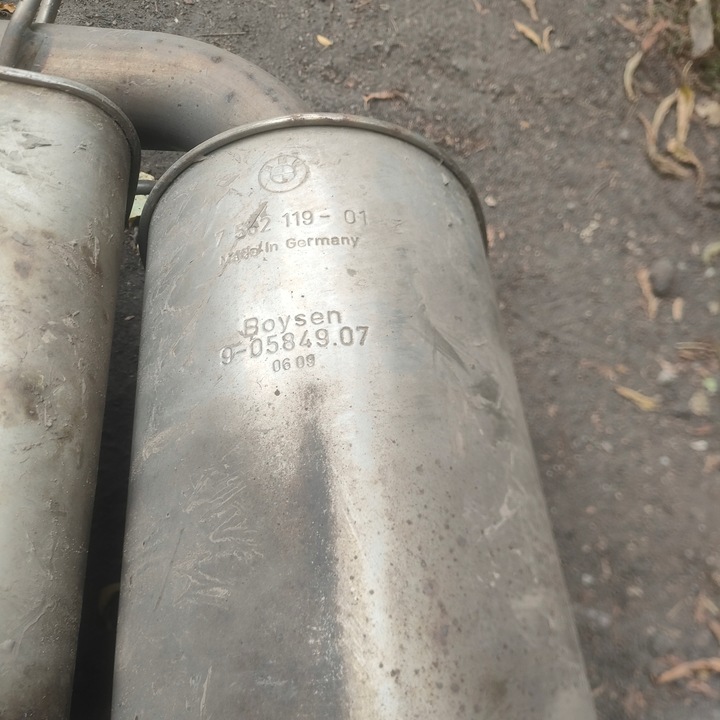 фото №6, Bmw e60 e61 глушитель труба выхлоп 7562119 n54 535xi 3.5i 3.0i