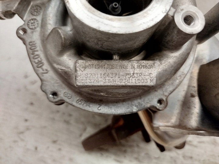 фото №8, Турбонагнітач h8201164371 144117533r gt1241josz 1.5 dci garrett