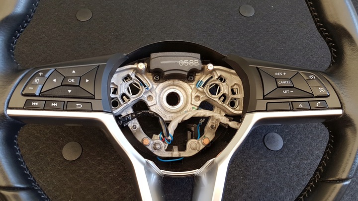 фото №5, Nissan qashqai 2 j11 руль мульти кожа