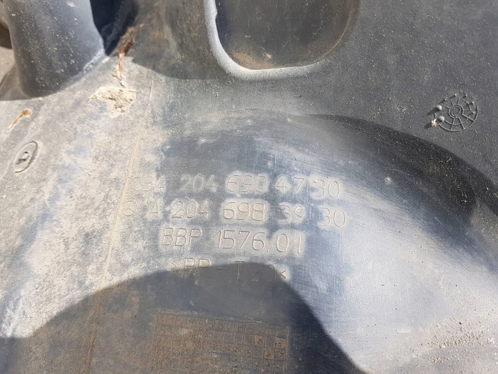 фото №6, Mercedes c w204 рестайлінг 11-14r підкрилок ліве перед передні a2046906030