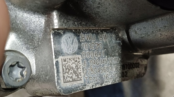 фото №6, Seat arona 1.0 tsi турбонагнетатель 04c145701m