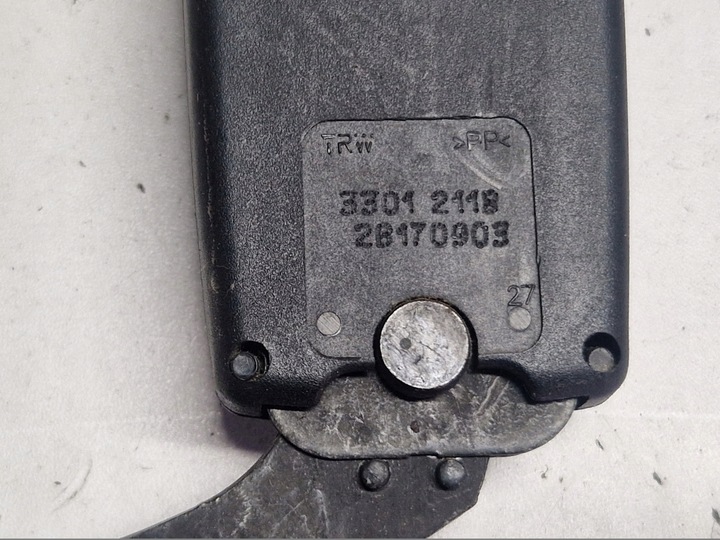 фото №3, Ford mondeo mk3 застібка ременя безпеки зад 3301211b