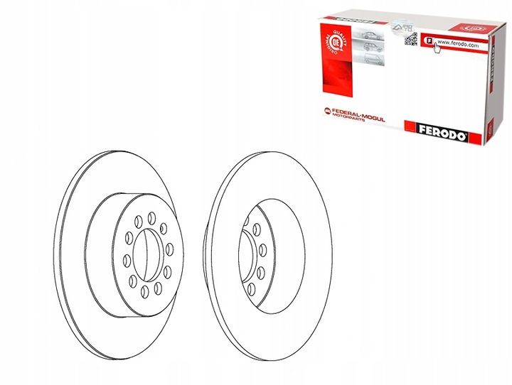фото №1, Диски тормозные 2szt. зад audi a3 seat altea altea xl leon leon sc