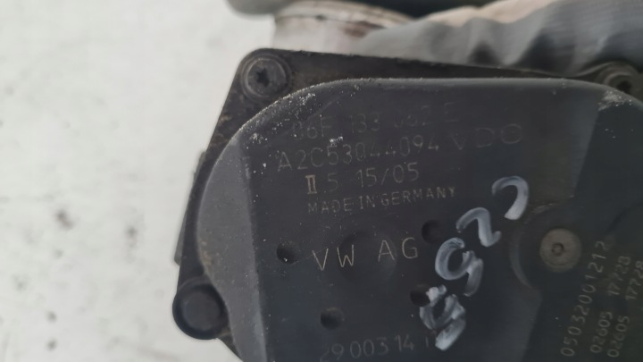 фото №6, Дроссельная заслонка volkswagen passat b 6 2.0 tfsi a2c53044094 европа