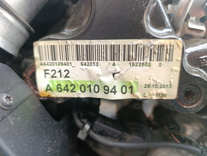 фото №7, Mercedes w212 рестайлінг двигун 350 cdi комплектний 642853