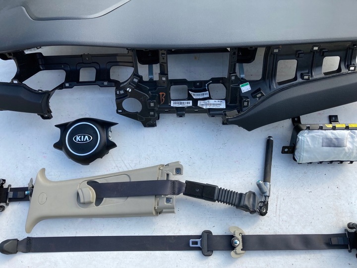 фото №5, Kia carens 4 iv панель капот консоль подушки ремни