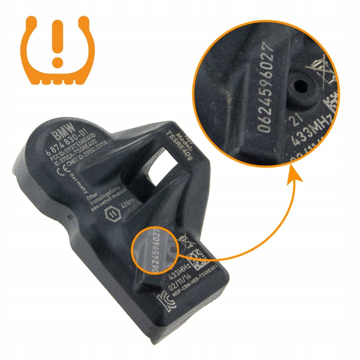 фото №11, Датчики тиску повітря шина tpms do кожного автомобіль i диск aluminiowych