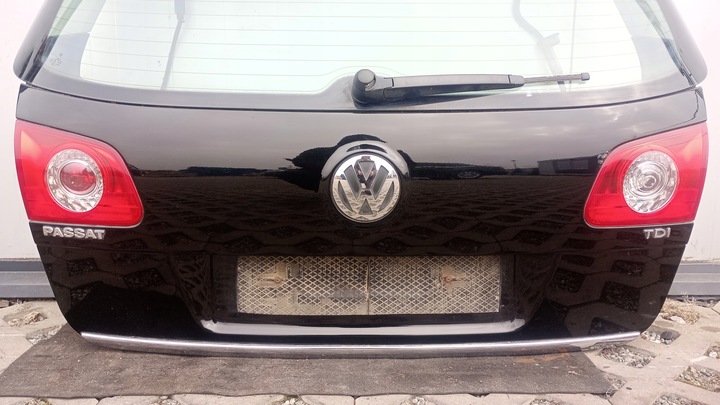 фото №6, Кришка багажника чорна vw passat b6 універсал lo41