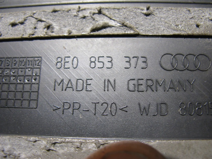 фото №3, Audi a4 b6 b7 захист порога накладка ліва перед 8e0853373