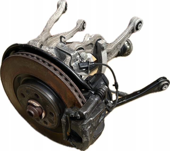 фото №1, Vw touareg 4x4 audi q7 sq7 права зад поворотна опора ступиця з wahaczami 4m0505460d