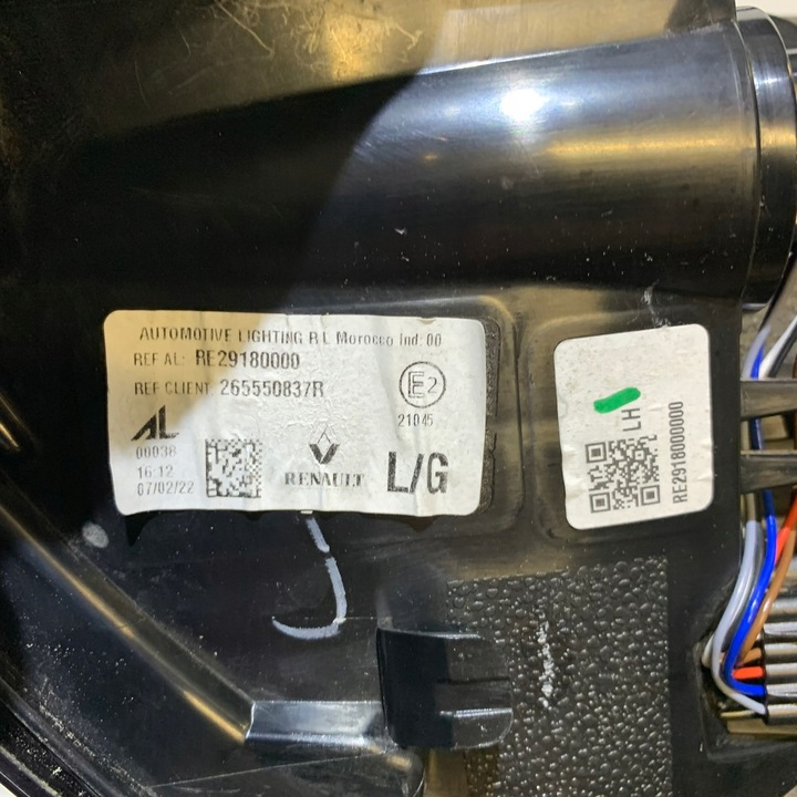 фото №9, Renault austral лампа задня ліва зад 265550837r
