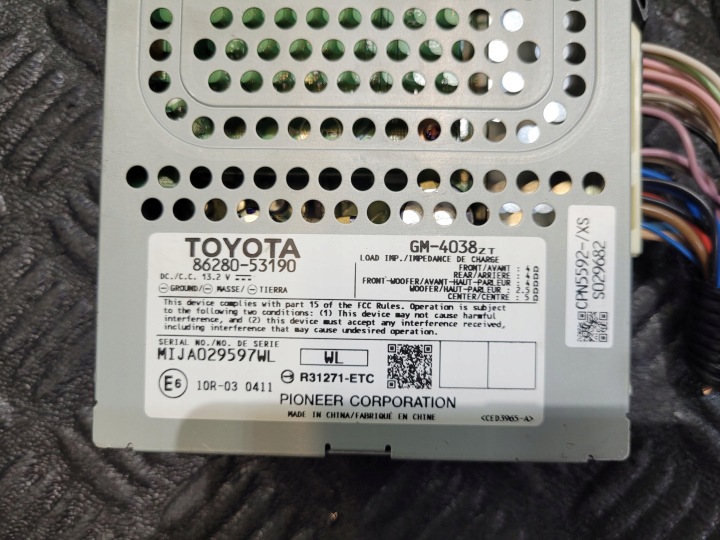 фото №5, Підсилювач радіо pioneer 86280-53190 lexus is iii 300 h