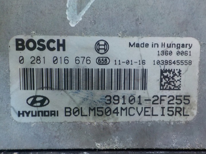 фото №6, Hyundai ix35 1.7 crdi 12r 5d блок управления двигателем (эбу, мозги двигателя, контроллер двигателя) 39101-2f255