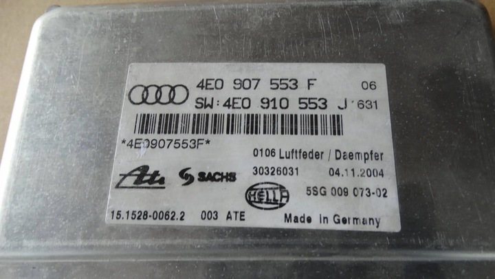 фото №3, Модуль подвешивание 4e0907553f audi a8 d3