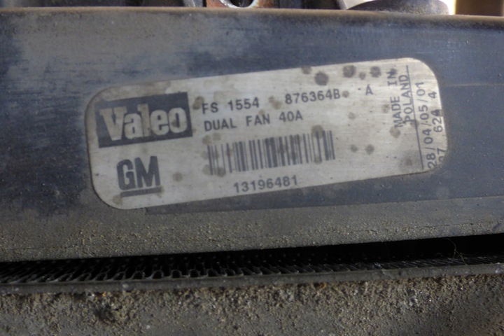 фото №7, Радиатор воды климат вентилятор kpl. fiat croma ii 1.9jtd