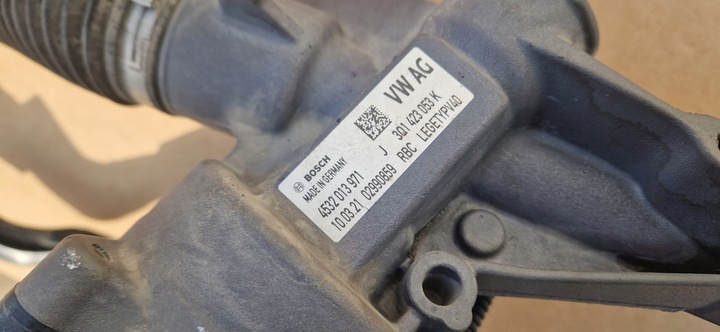 фото №5, Рейка рульового управління 3q1423053k vw skoda jak нова комплектна