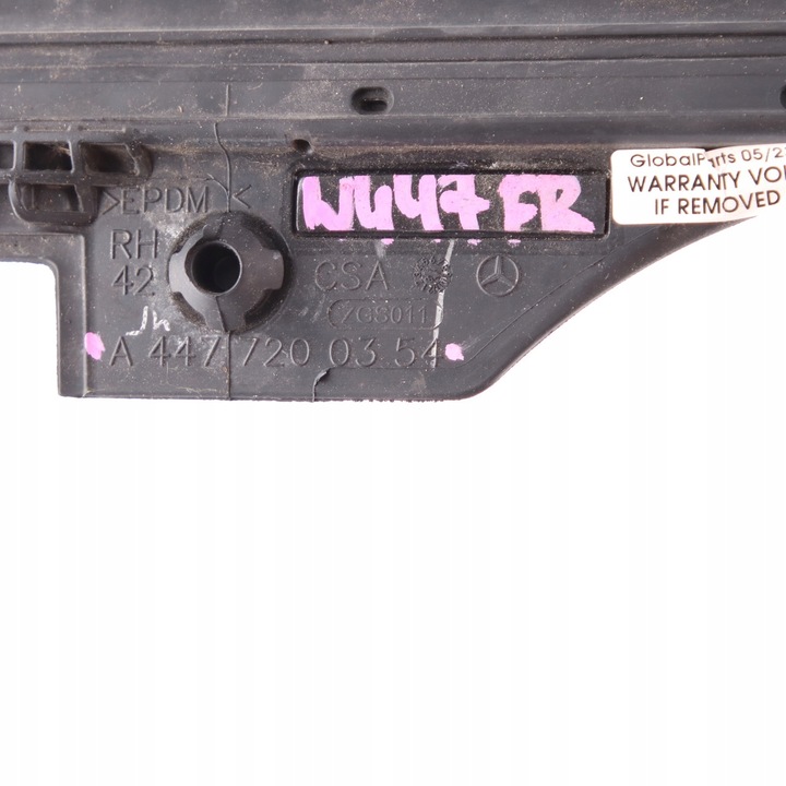 фото №11, Mercedes vito w447 прокладка скла двері перед передня права a4477200354