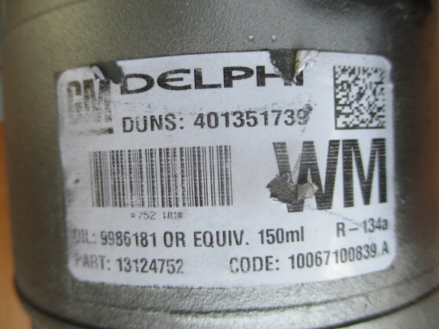 фото №8, Opel astra h zafira 1.9 cdti компрессор кондиционера 13124752 wm