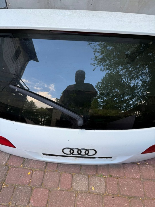 фото №6, Кришка зад задня з скло audi q7 4l біла s-line спойлер